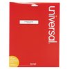 Universal 3-7/16" x 2/3" File Folder Label, Pk750 UNV80111